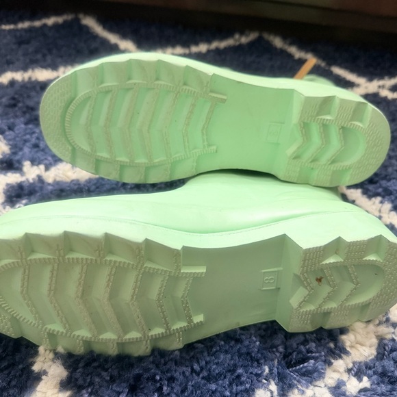 Chooka Light Green Women's Rain Boots - Picture 2 of 6